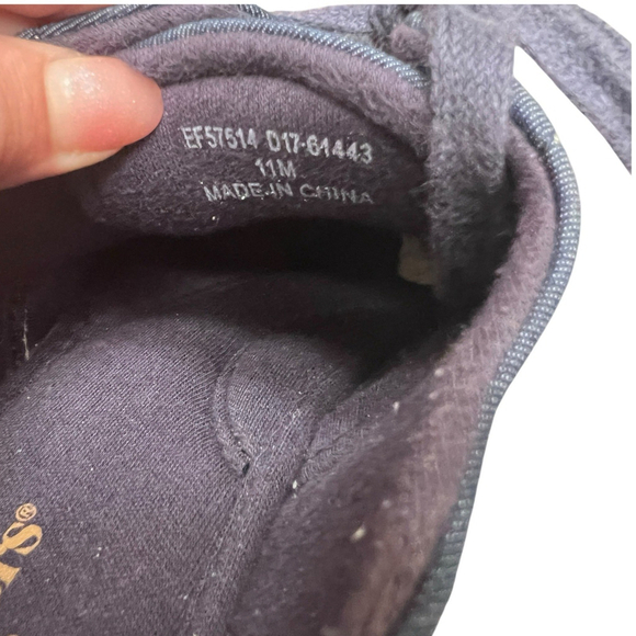 Grasshoppers Ortholite Navy Blue Canvas Sneakers Size 11M Comfort Walking Shoes - Picture 5 of 6